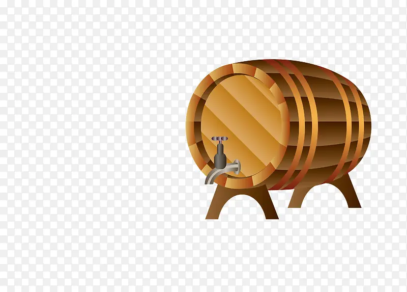 卡通啤酒桶