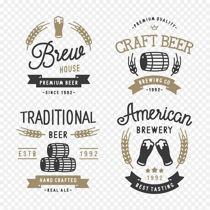 啤酒公司标签设计