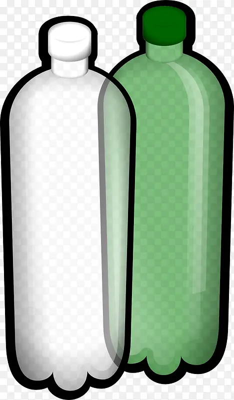 透明的瓶子