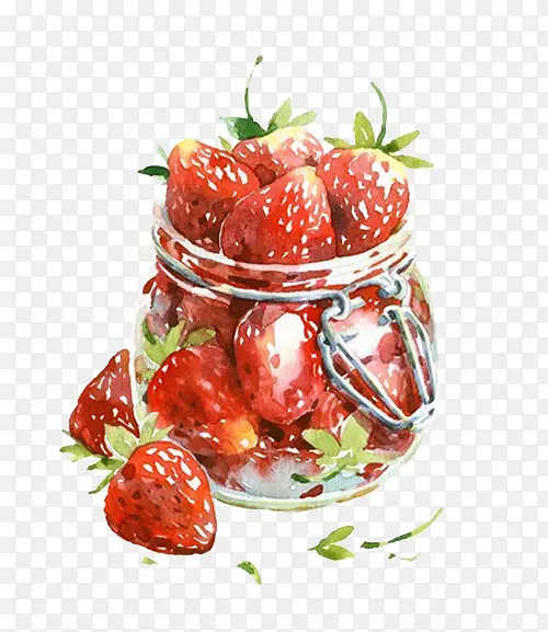 一罐草莓