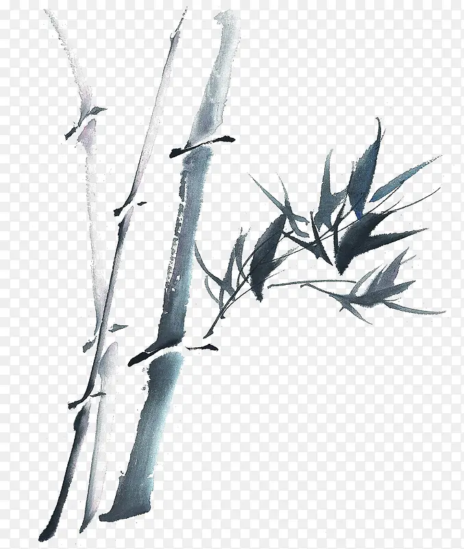 水墨竹子