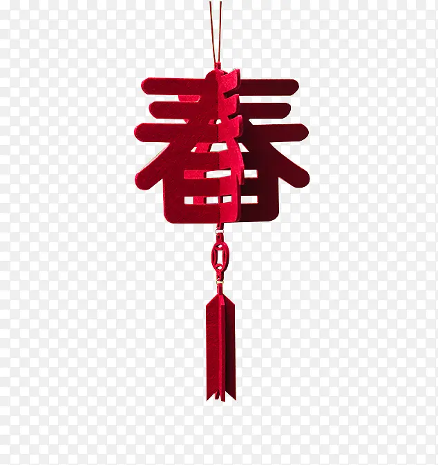 红色新年春节装饰