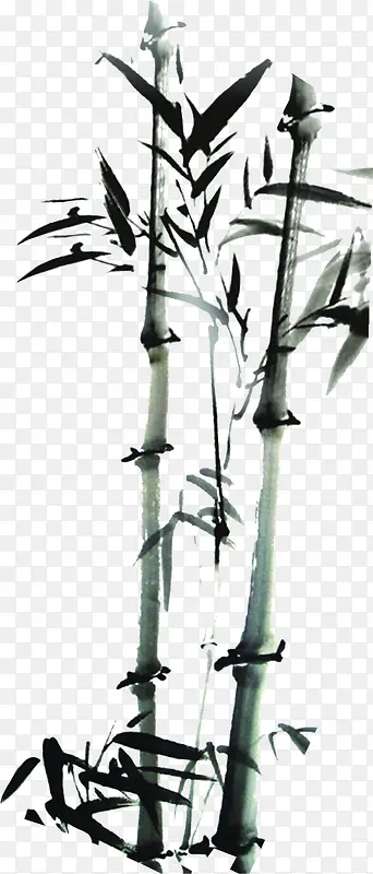 竹子艺术画素材图片