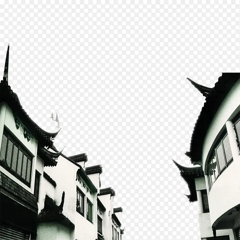 水墨建筑PNG图片素材下载_图片编号10219103-PNG素材网