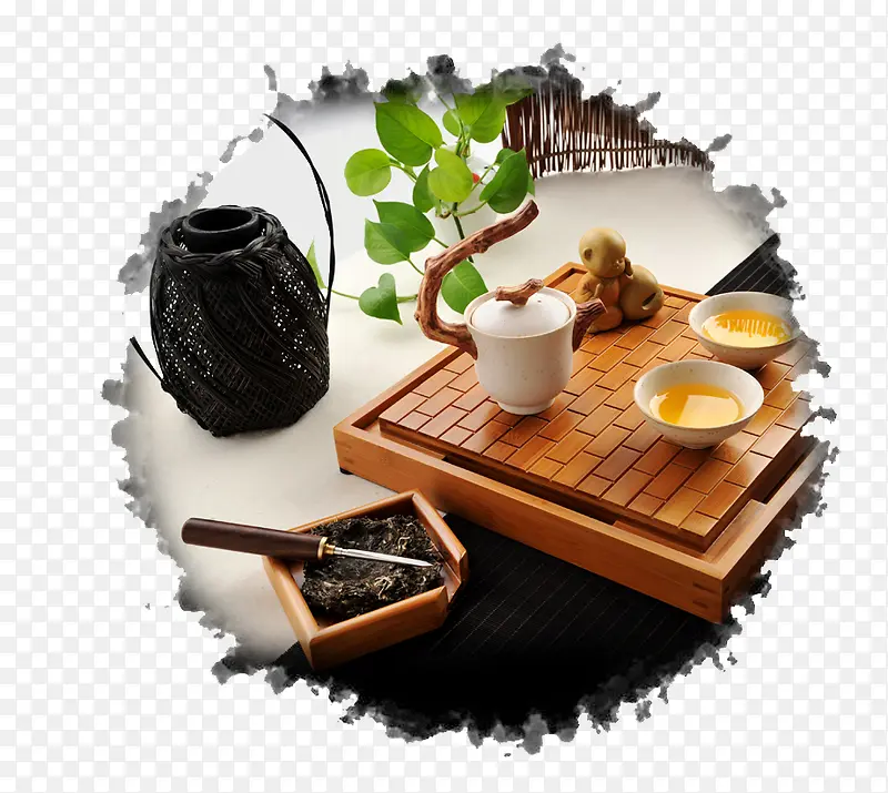 水墨茶