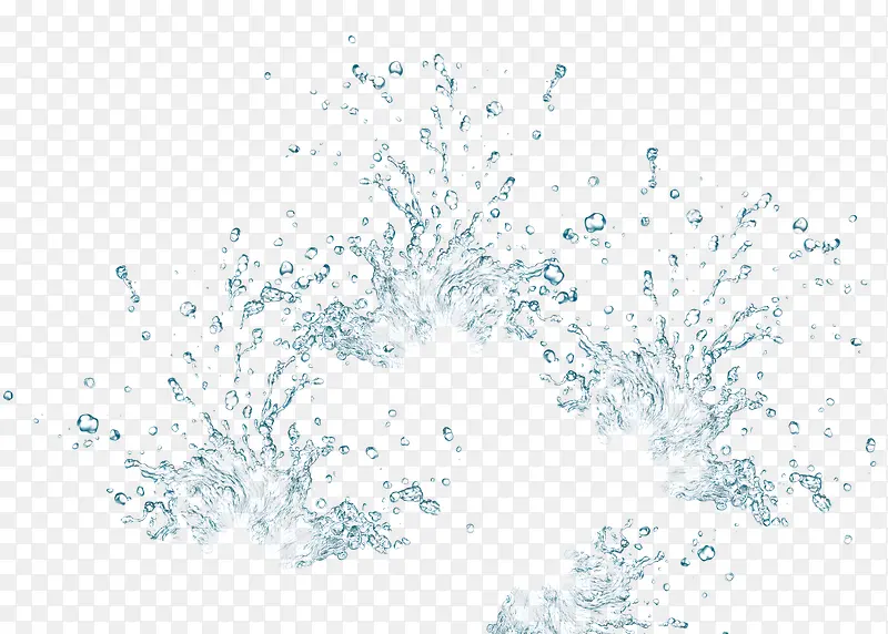 水滴水珠水花