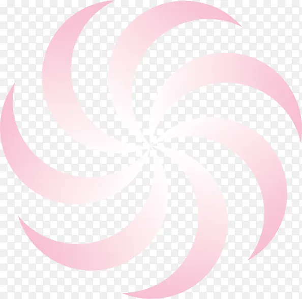 粉色旋转花纹设计