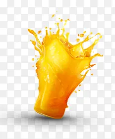橙色果汁素材