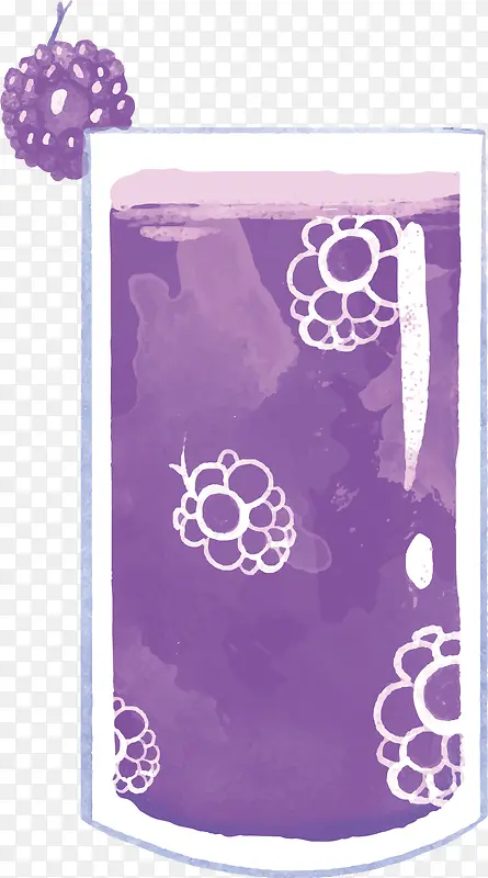 紫色蓝莓汁
