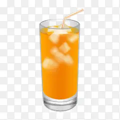 果汁橘黄色果汁