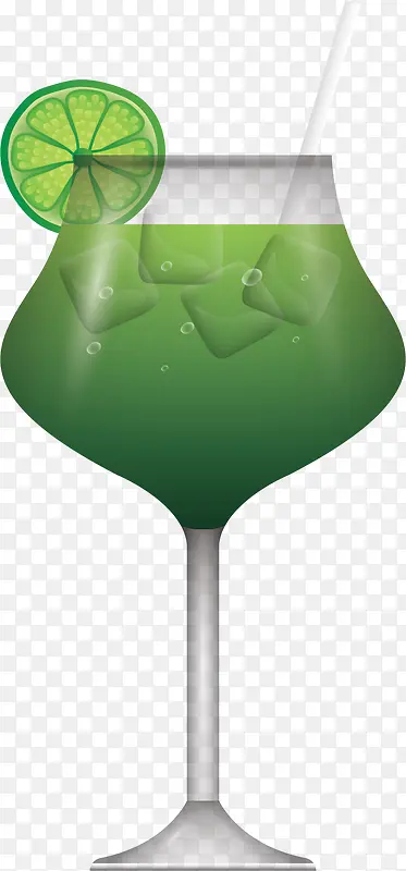夏天美味绿色果汁