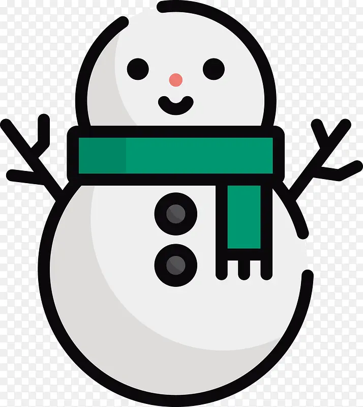 白色雪人