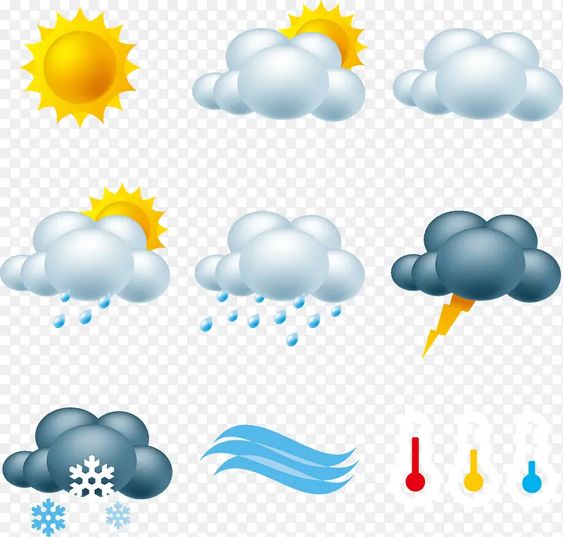 天气预报图标