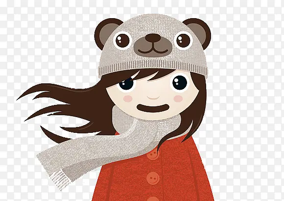 卡通插图冬日清风徐来冷PNG图片素材下载_图片编号10236755-PNG素材网