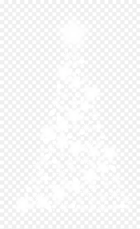 白色闪耀圣诞树