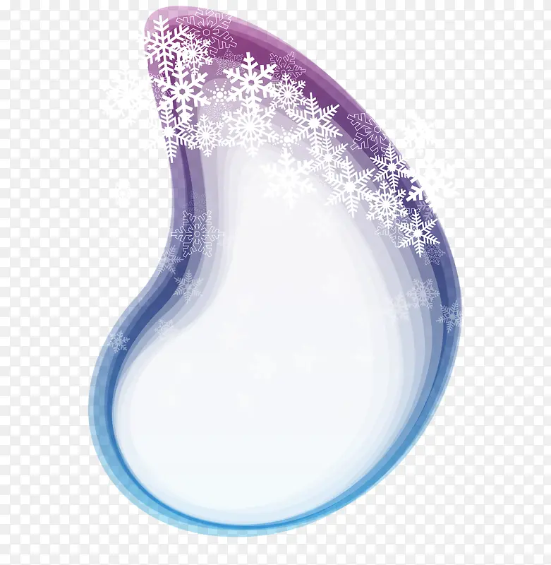 雪花水滴
