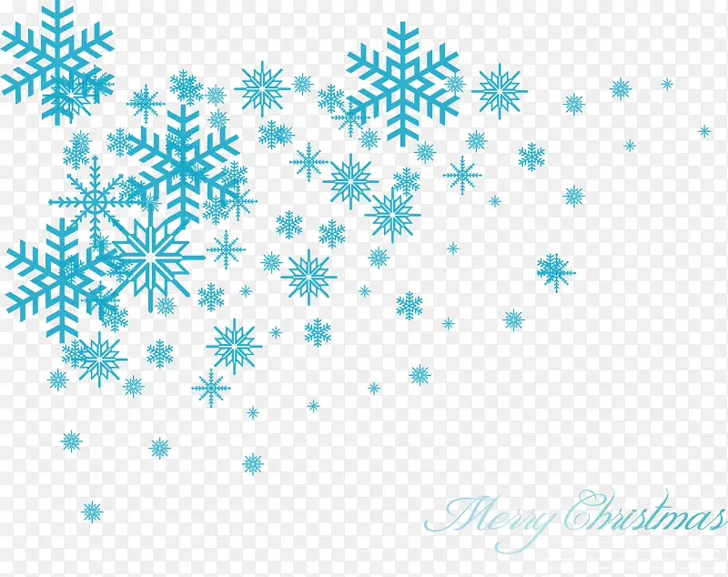 矢量圣诞雪花