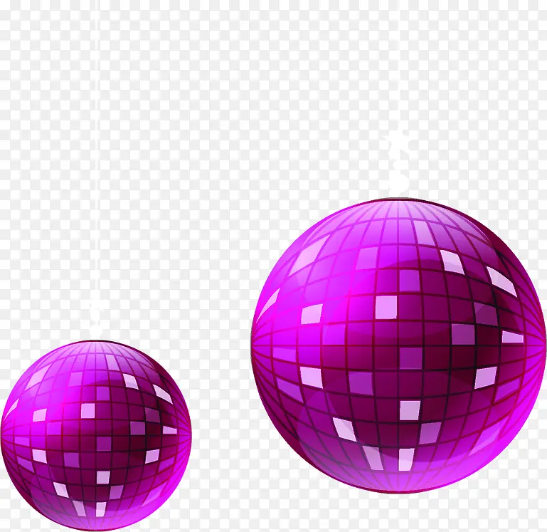 紫色彩球灯光设计劲爆