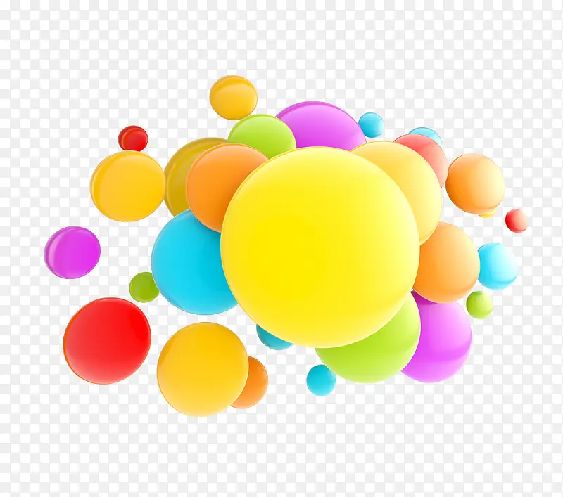 彩色圆球