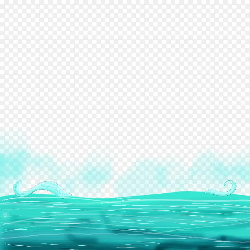 卡通海元素