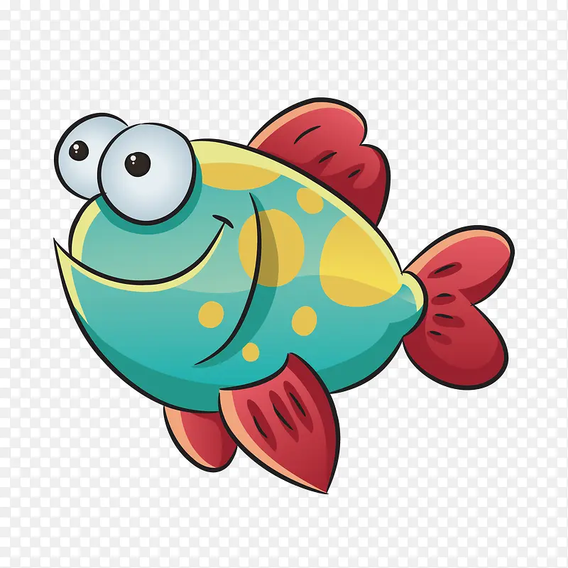卡通海洋动物