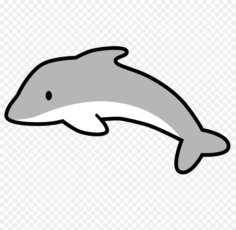 卡通海豚
