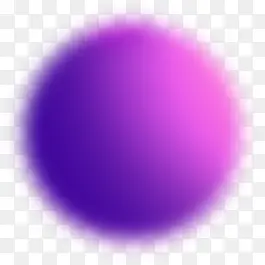 紫色模糊球体