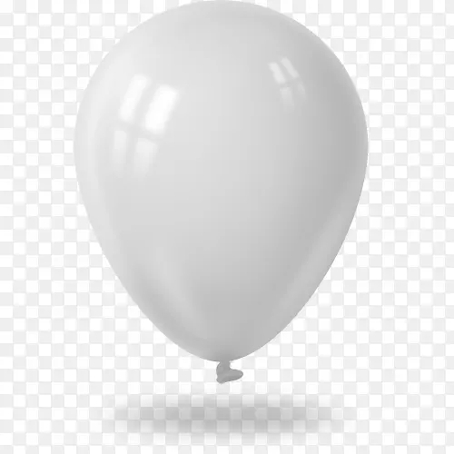 白色气球装饰图片