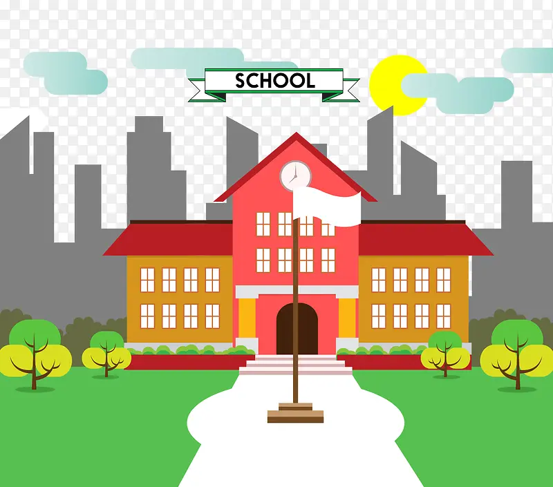 卡通学校