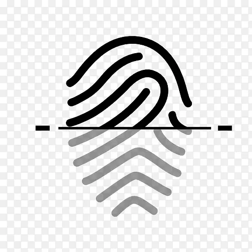 扫描指纹图标