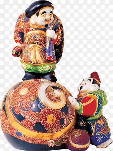 中国风陶瓷装饰人物