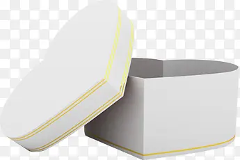 设计白色爱心礼盒效果设计