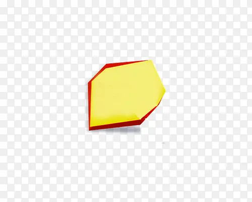 黄红色自定义形状