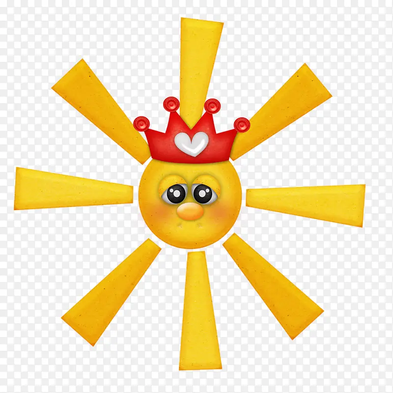 戴皇冠的太阳