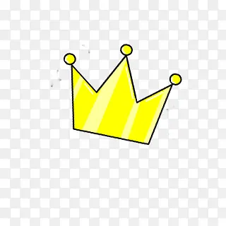 皇冠黄色皇冠卡通皇冠