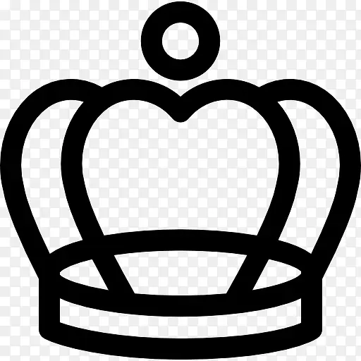 皇室优雅的复古皇冠图标