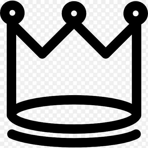 国王的皇冠变圆尖图标