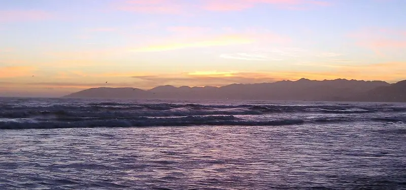 天空大海背景