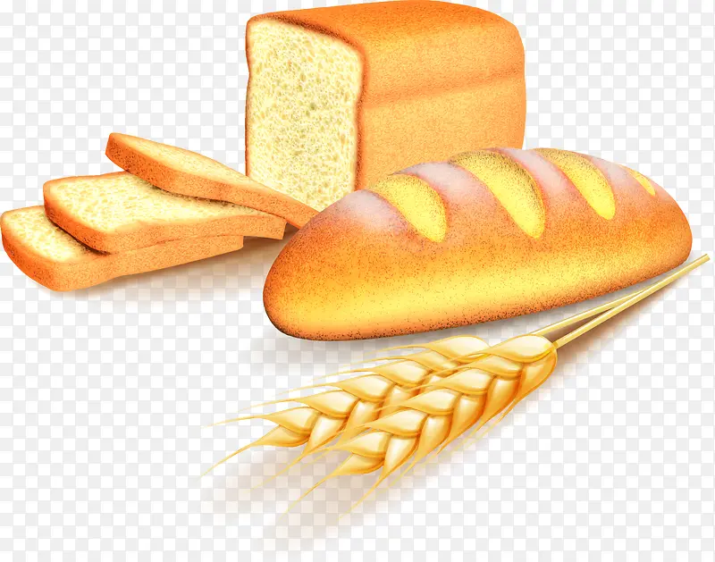 面包麦穗矢量图
