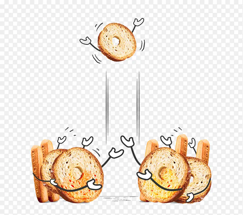 面包饼干创意图