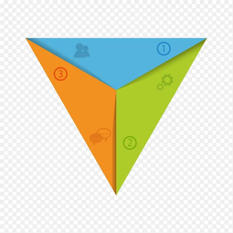 立体质感三角形信息表