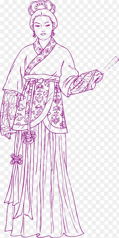 卡通美女