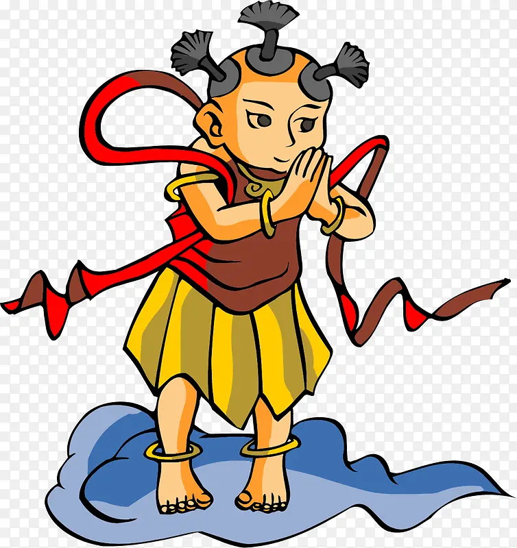 矢量手绘哪吒PNG图片素材下载_图片编号10273379-PNG素材网