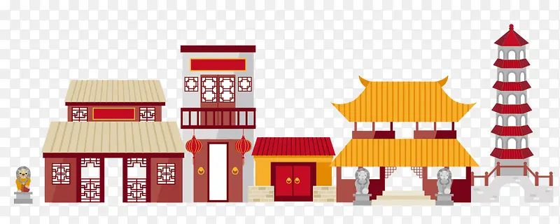 中国风建筑古建筑PNG图片素材下载_图片编号10280563-PNG素材网
