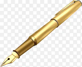 金色钢笔