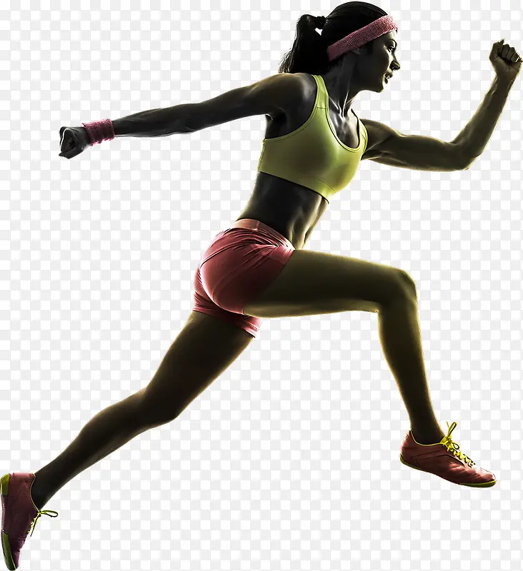 高清摄影运动跑步女运动员