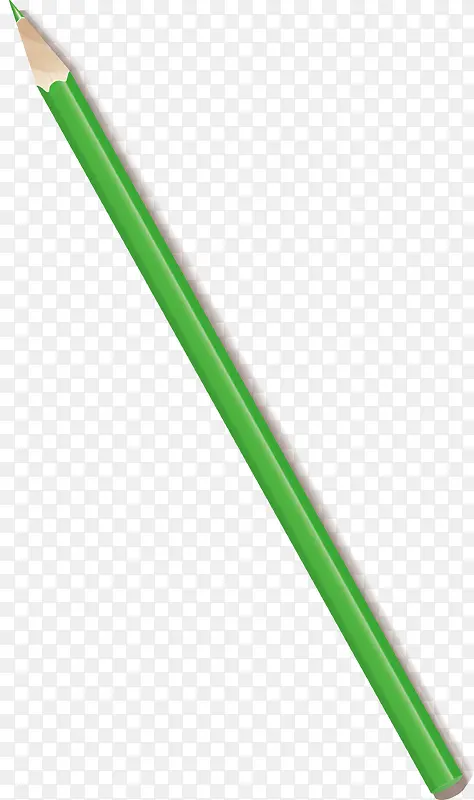 铅笔装饰设计绿色