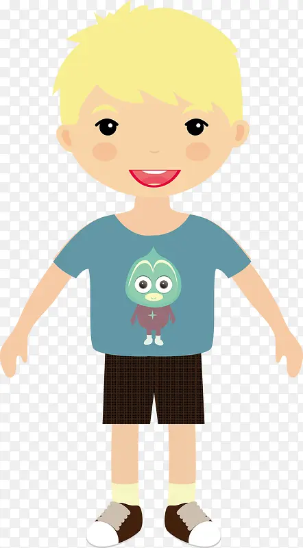 黄头发男孩