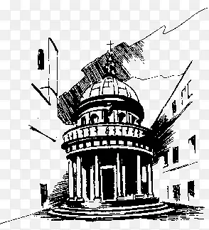 城市建筑剪影