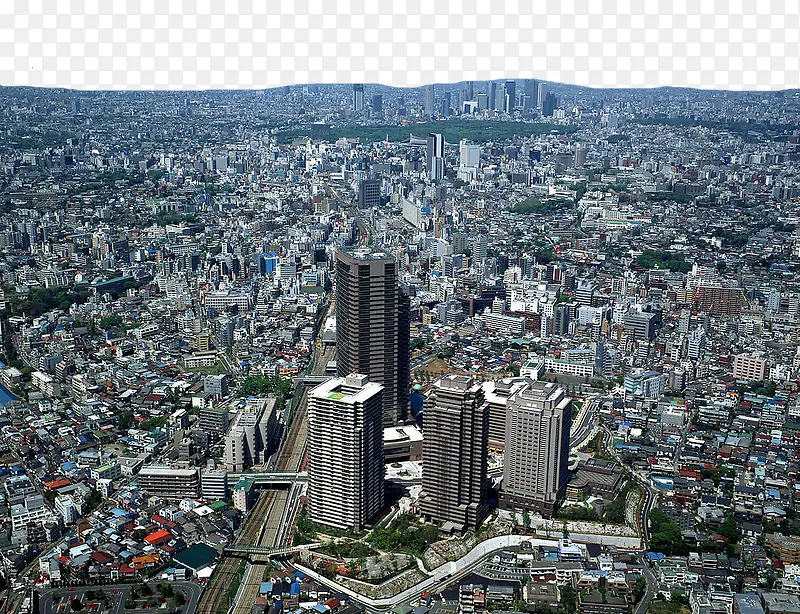 城市鸟瞰建筑群PNG图片素材下载_图片编号10293435-PNG素材网